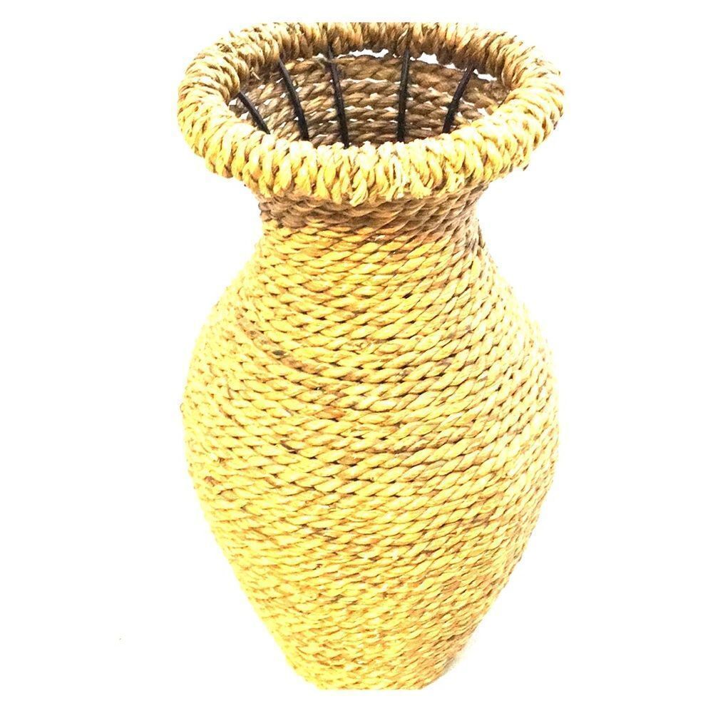 Vintage Wicker Vase 